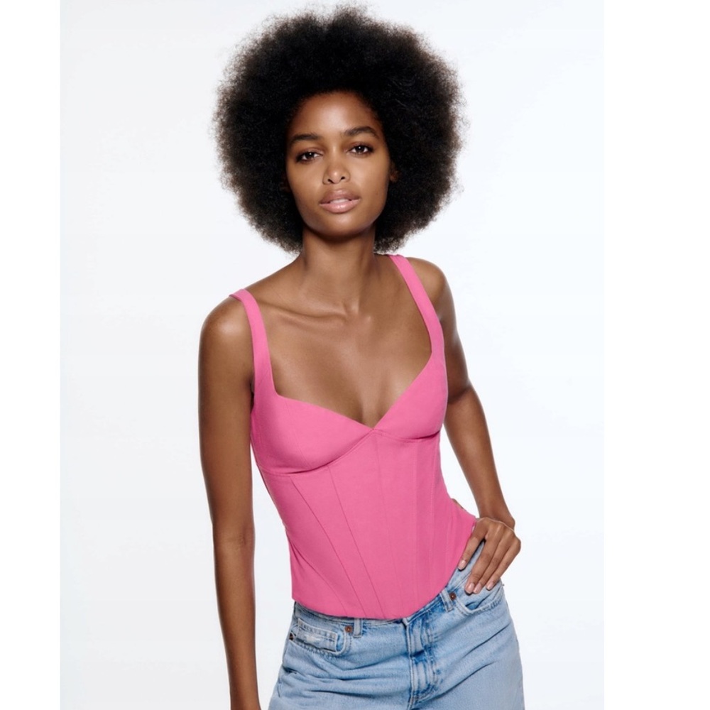 Zara Linen Blend Corset